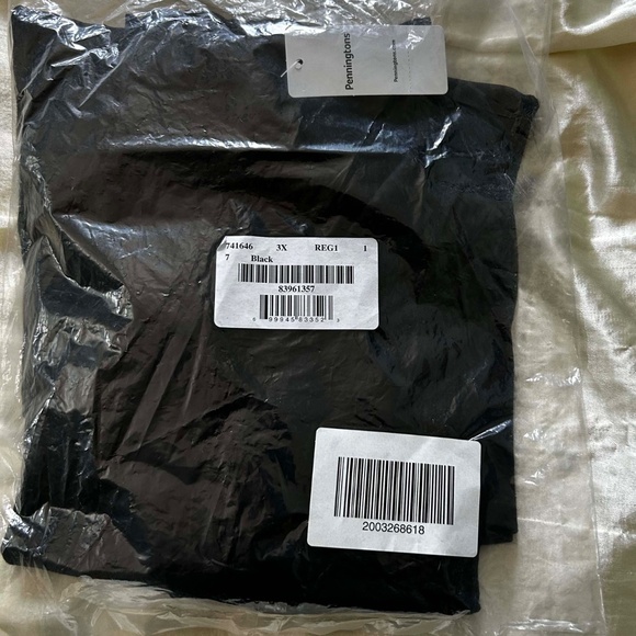 SWEATER, TURTLENECK, BLACK, SZ 3X, LONG SLEEVES, SHIRRING DETAIL ON SLEEVES, - Picture 6 of 11